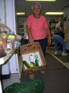 Maria from the Ecumenical Food Bank